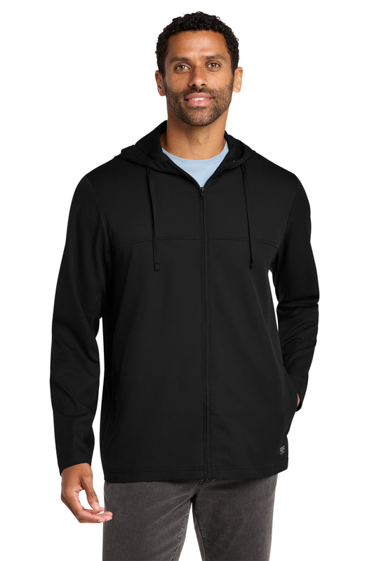 TravisMathew Balboa Hooded Full-Zip Jacket in Black, style TM1MZ338