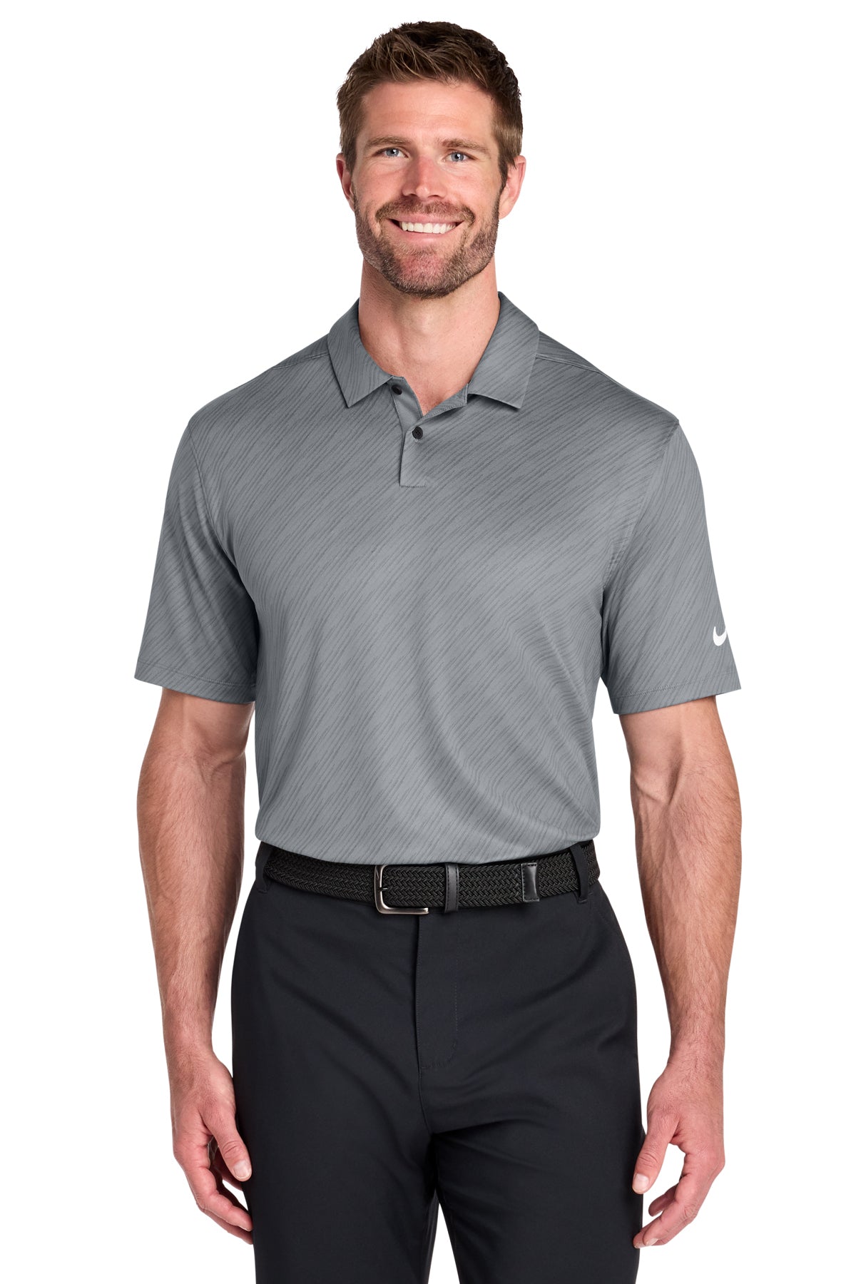 Nike Vapor Dash Polo in Cool Grey, style NKDX6688