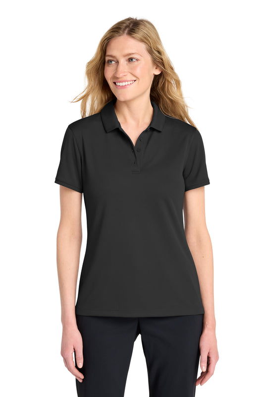 Nike Women's Victory Solid Polo in Black, style NKDX6685