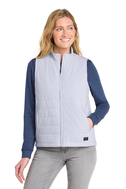 TravisMathew Women's Cold Bay Vest in Microchip Grey, style TM1LD002