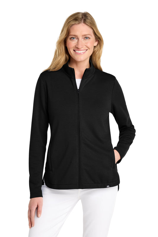 TravisMathew Women's Coveside Full-Zip in Black, style TM1LD001