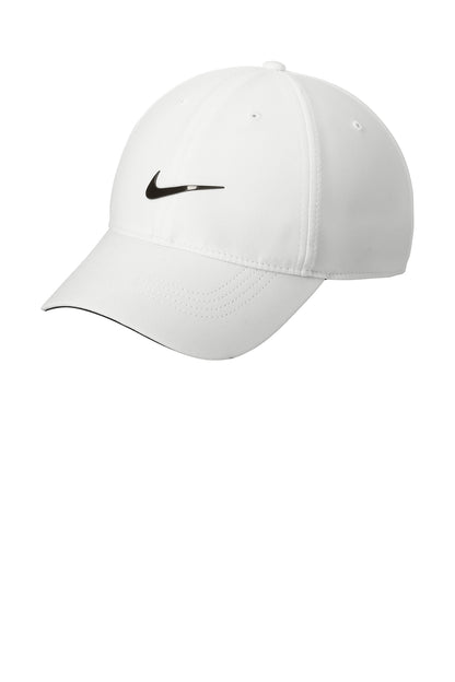 Nike Dri-FIT Swoosh Performance Cap in White, style NKFB6450