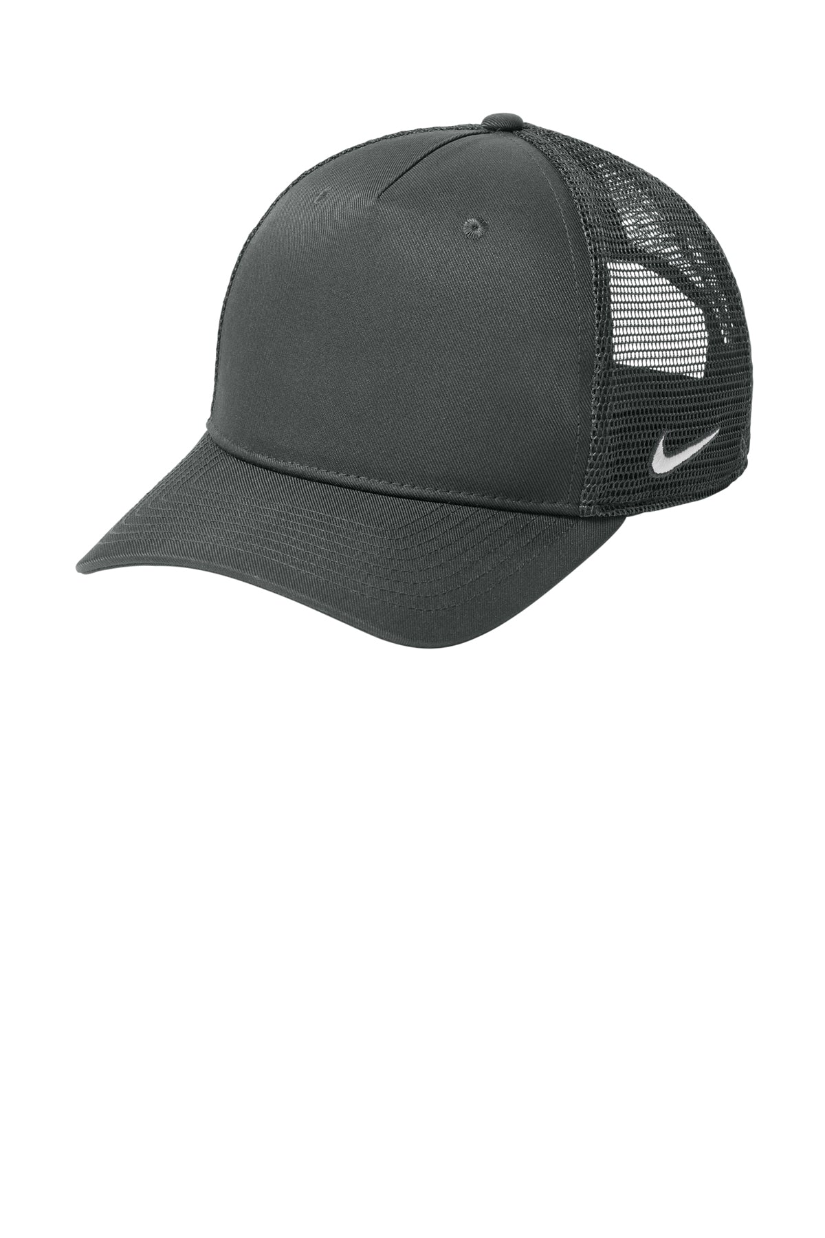 Nike Snapback Mesh Trucker Cap in Anthracite/ Anthracite, style NKFN9893