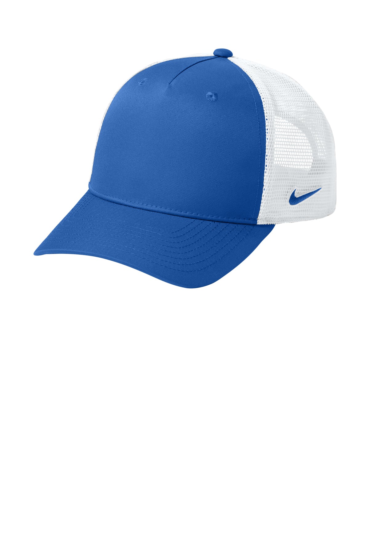 Nike Snapback Mesh Trucker Cap in Game Royal/ White, style NKFN9893