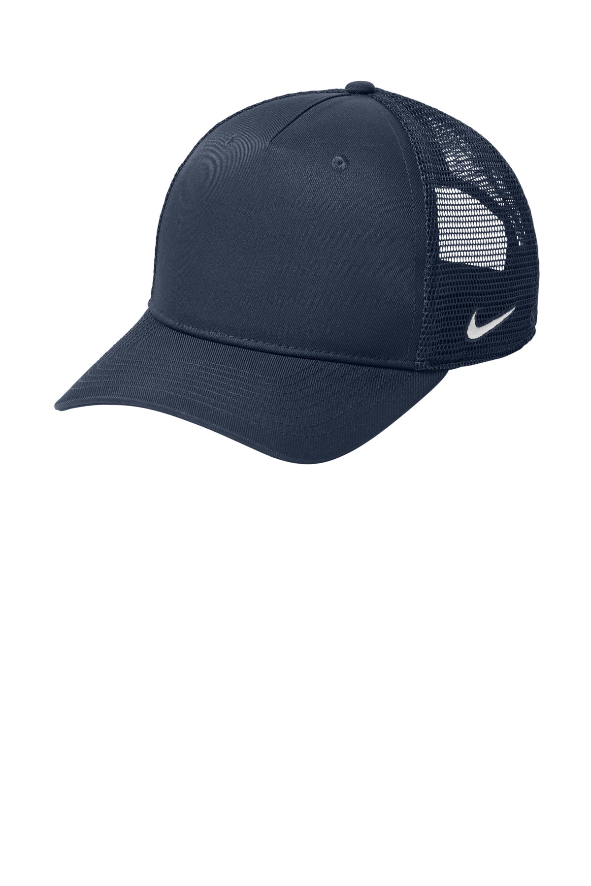Nike Snapback Mesh Trucker Cap in Navy/ Navy, style NKFN9893