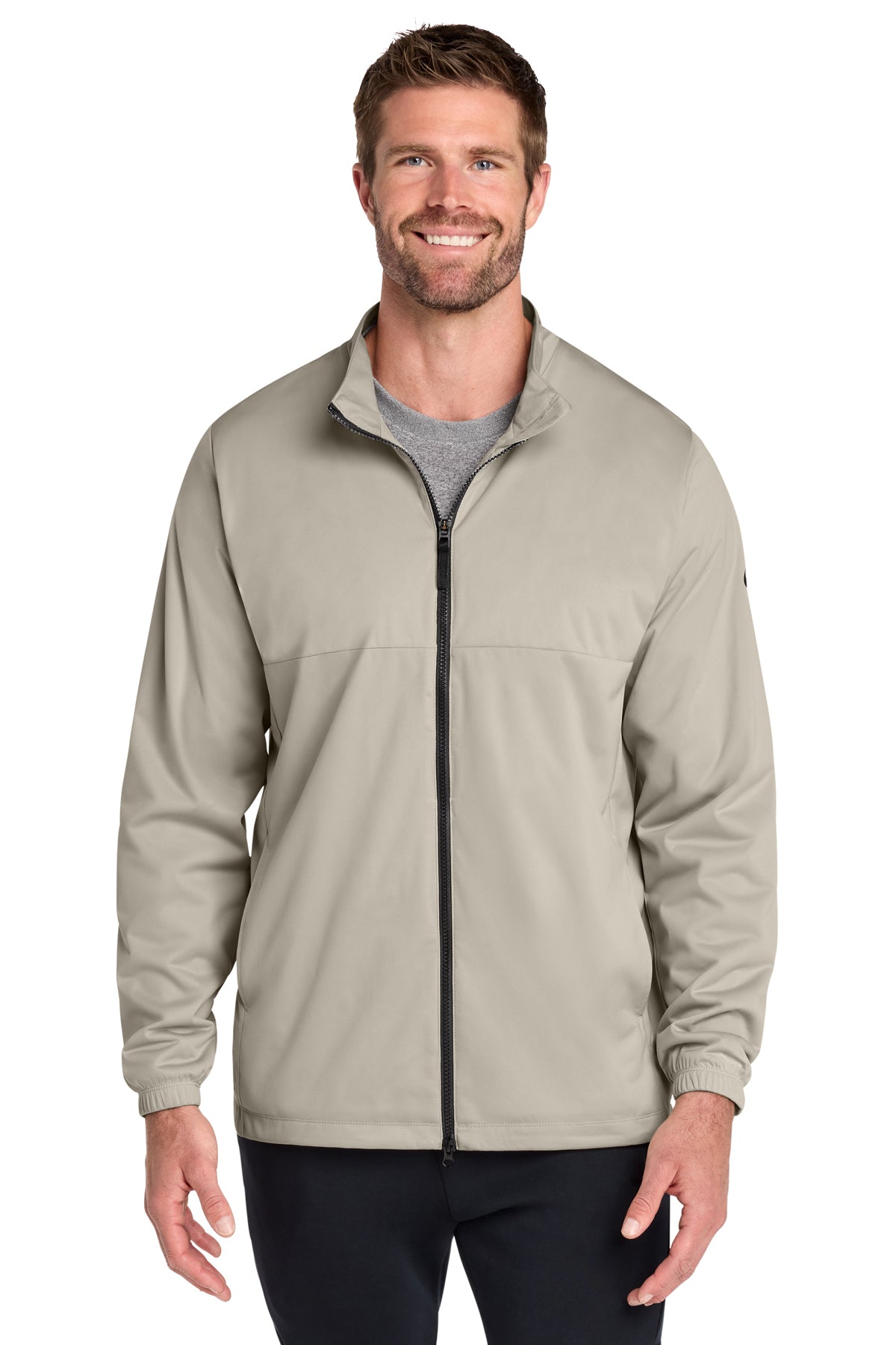 Nike Storm-FIT Full-Zip Jacket in Stone, style NKDX6716
