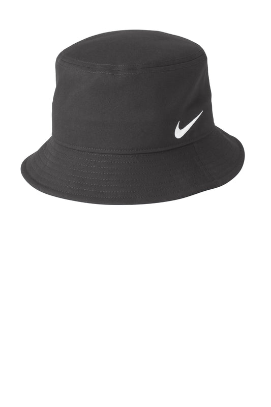 Nike Swoosh Bucket Hat in Anthracite, style NKBFN6319