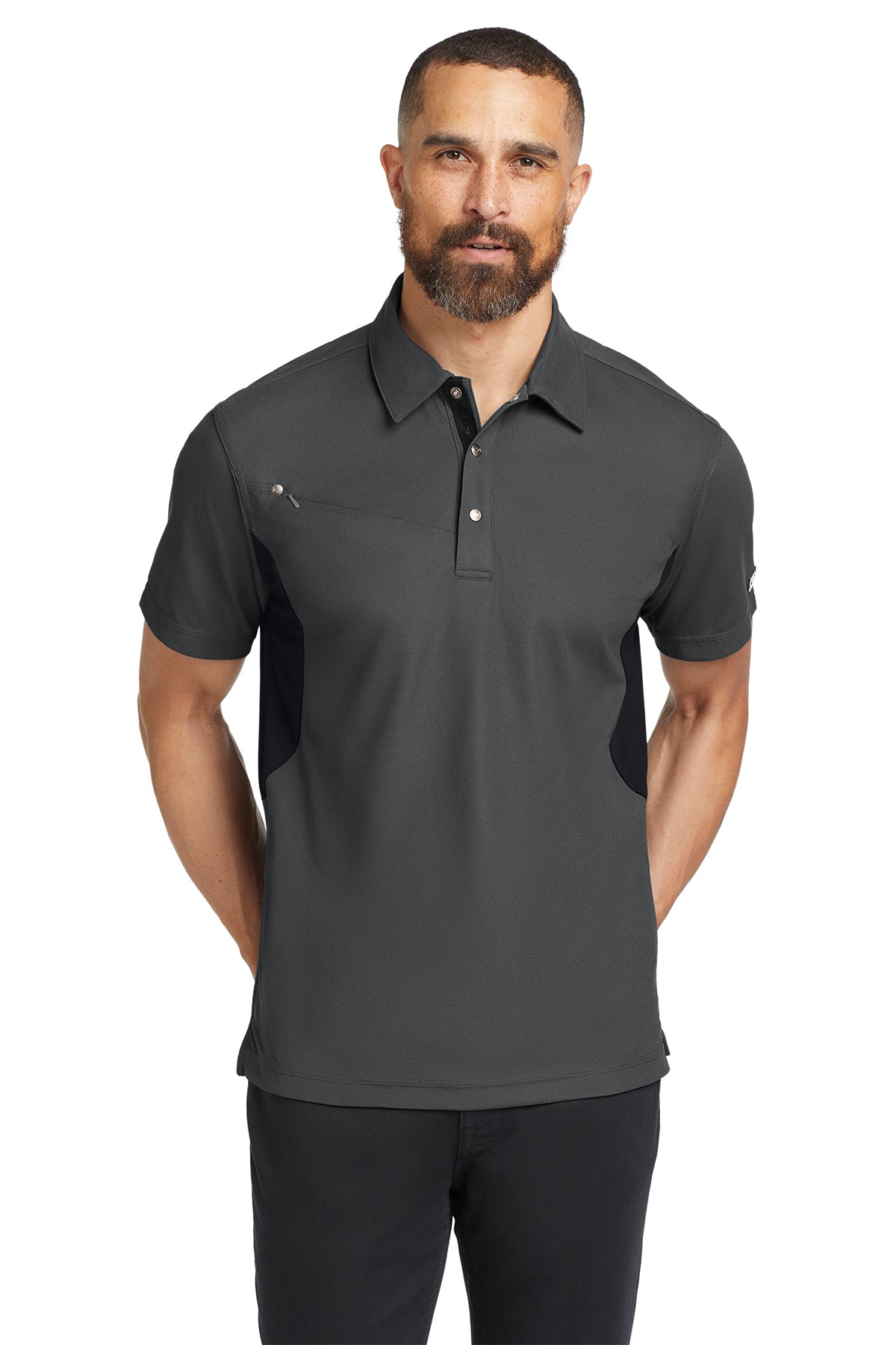 OGIO Accelerator Polo in Diesel Grey/ Blacktop, style OG102