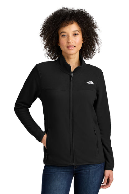 The North Face Women's Glacier Full-Zip Fleece Jacket in TNF Black, style NF0A7V4K