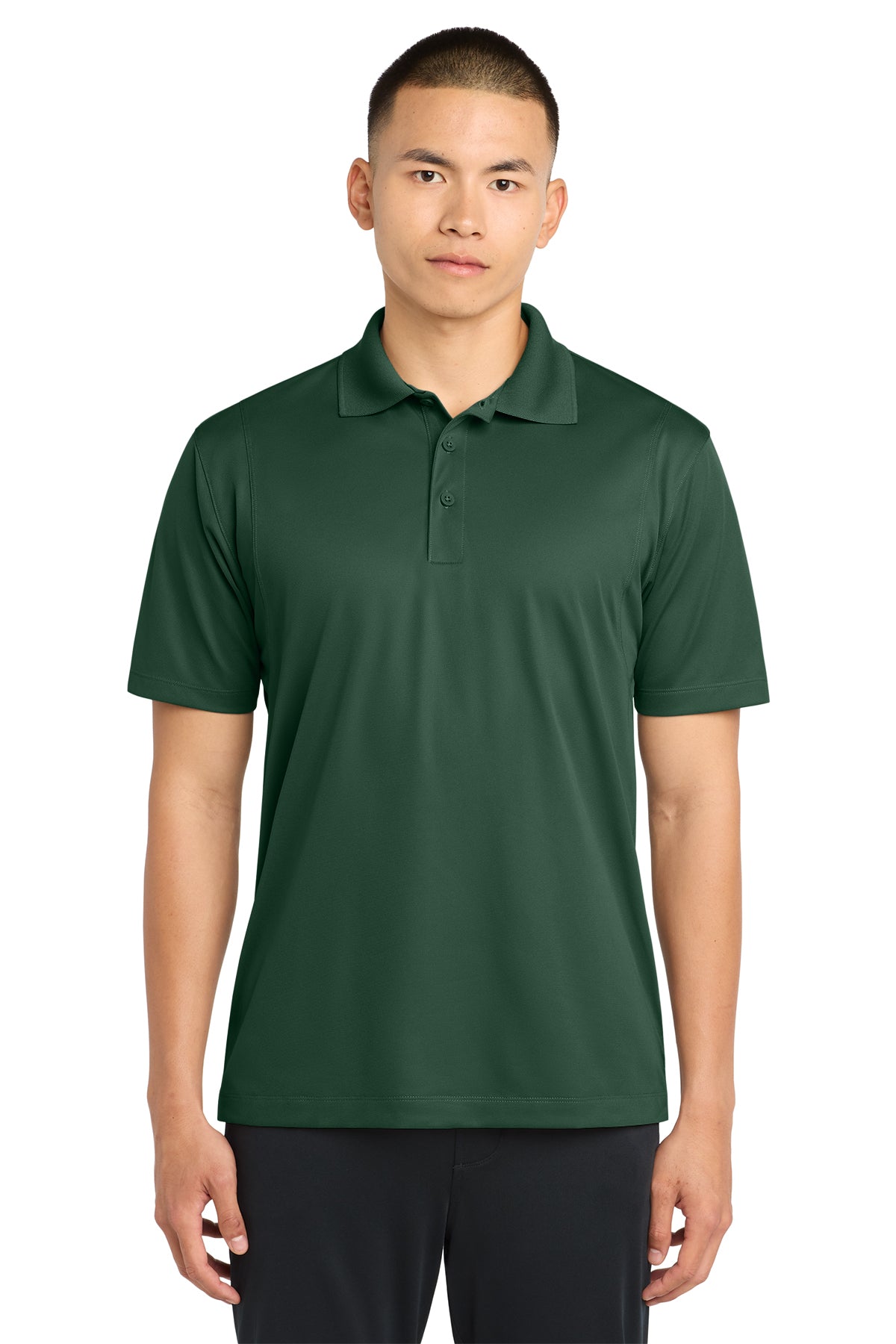 Sport-Tek Micropique Sport-Wick Polo in forest green