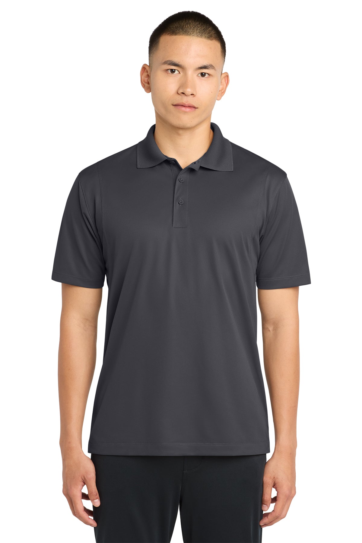 Sport-Tek Micropique Sport-Wick Polo in iron grey