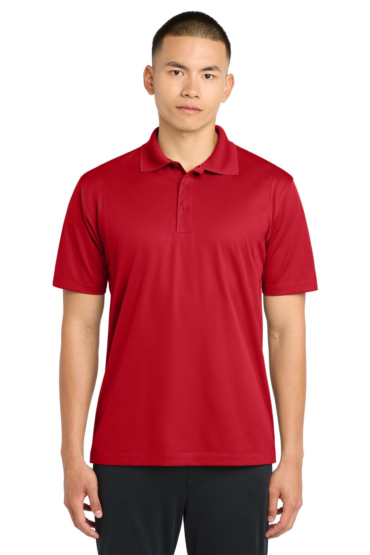 Sport-Tek Micropique Sport-Wick Polo in true red