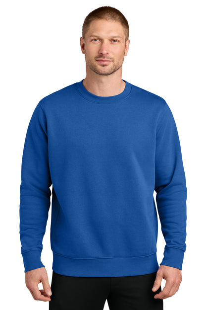 Nike Club Fleece Sleeve Swoosh Crew in Game Royal, style NKFD9863
