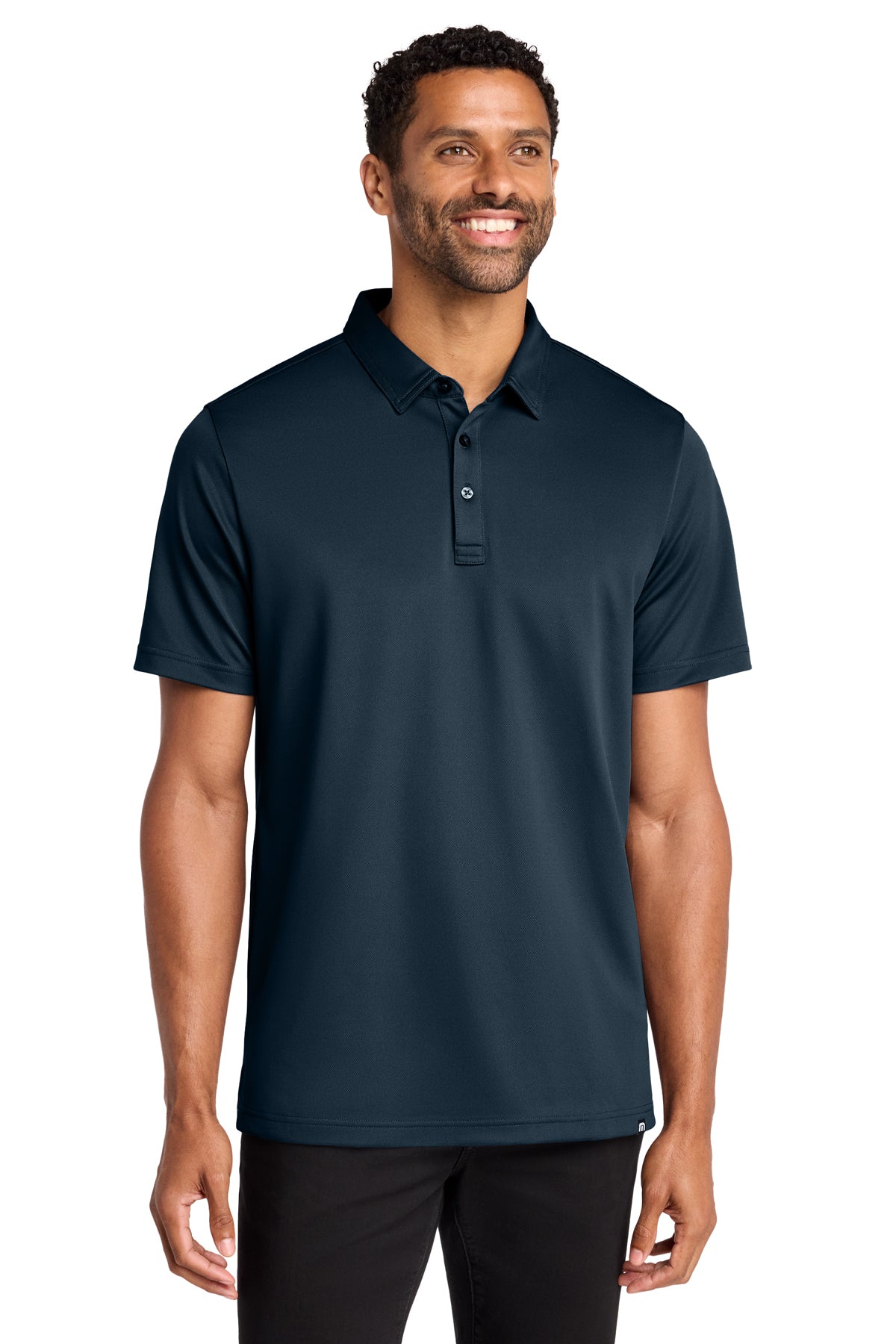 TravisMathew Cabana Solid Polo in Blue Nights, style TM1MAA370