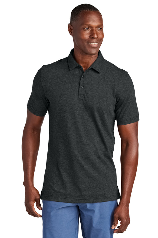 TravisMathew Sunnyvale Polo in Black Heather, style TM1MAA369