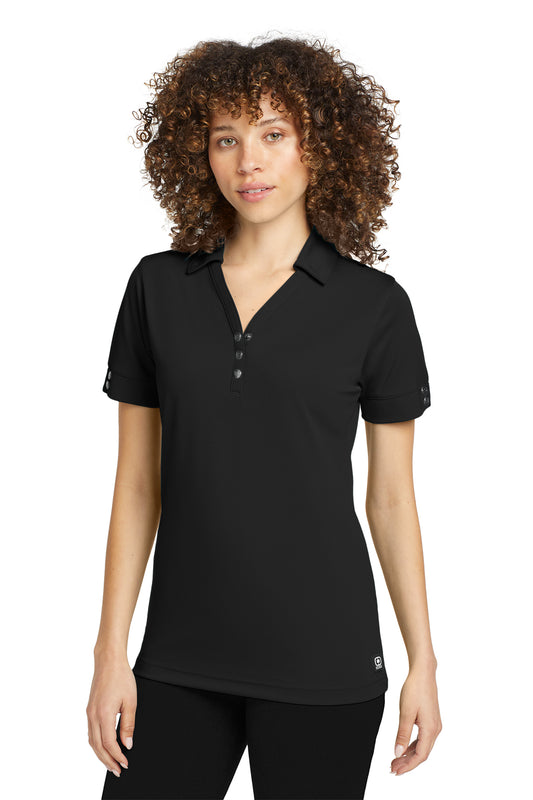 OGIO Glam Polo in Blacktop, style LOG105