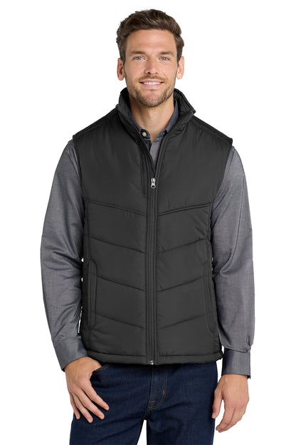 Port Authority J709 Puffy Vest in Black
