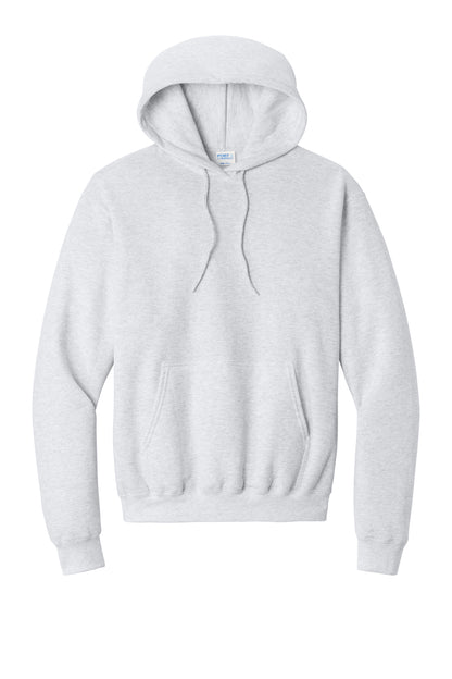 Port & Company Core Fleece Pullover Hooded Sweatshirt PC78H in Ash