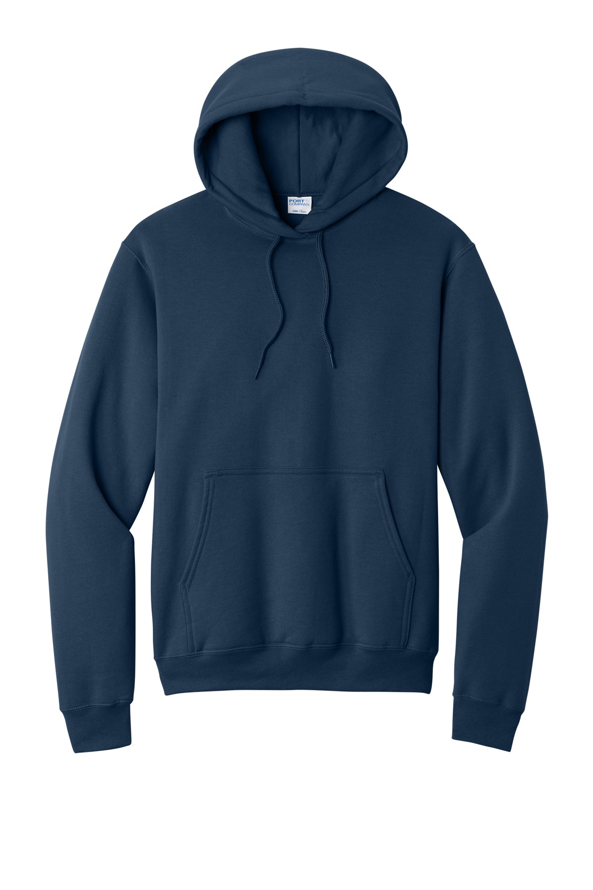 Port & Company Core Fleece Pullover Hooded Sweatshirt PC78H in Navy