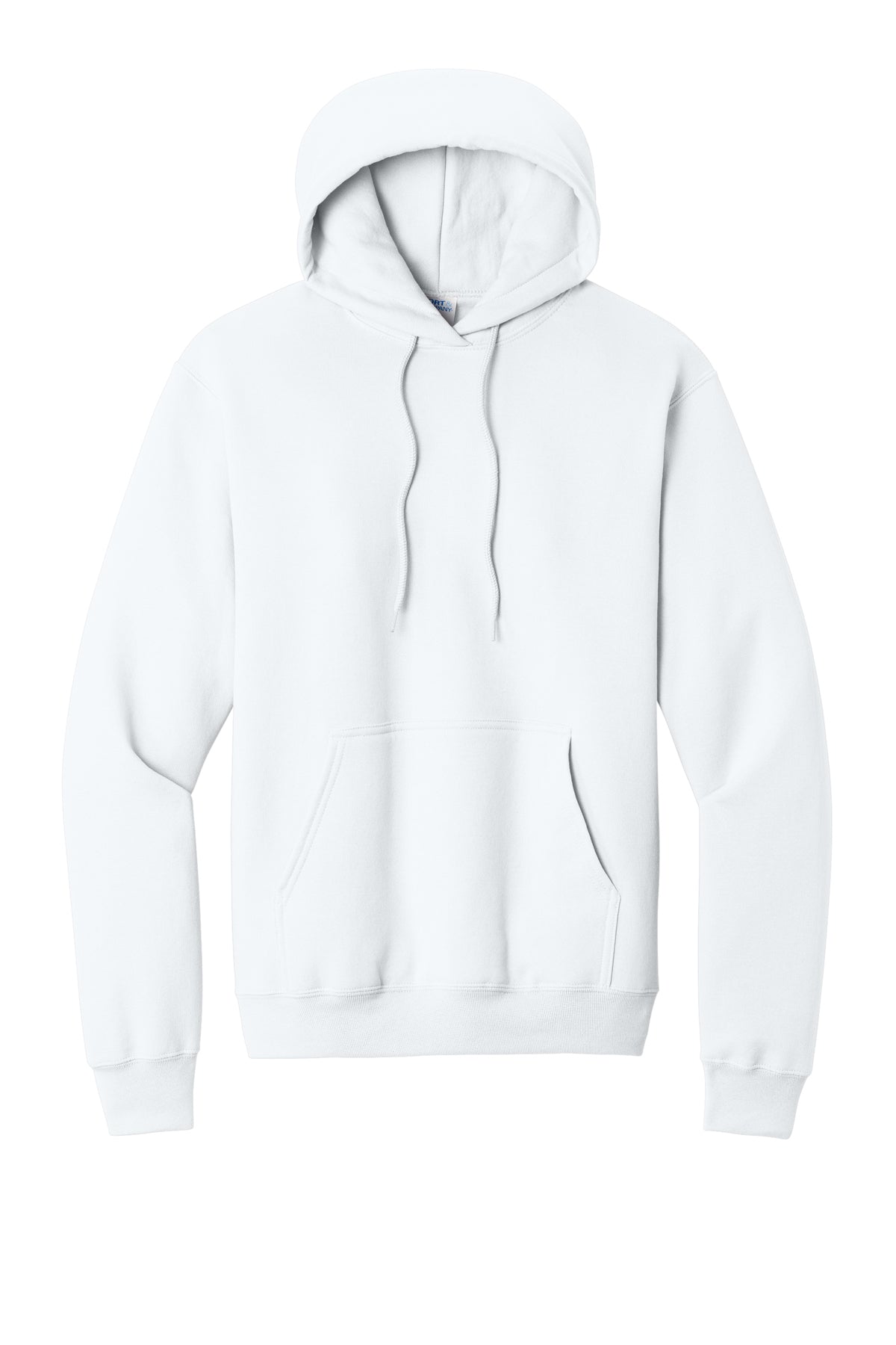 Port & Company Core Fleece Pullover Hooded Sweatshirt PC78H in White