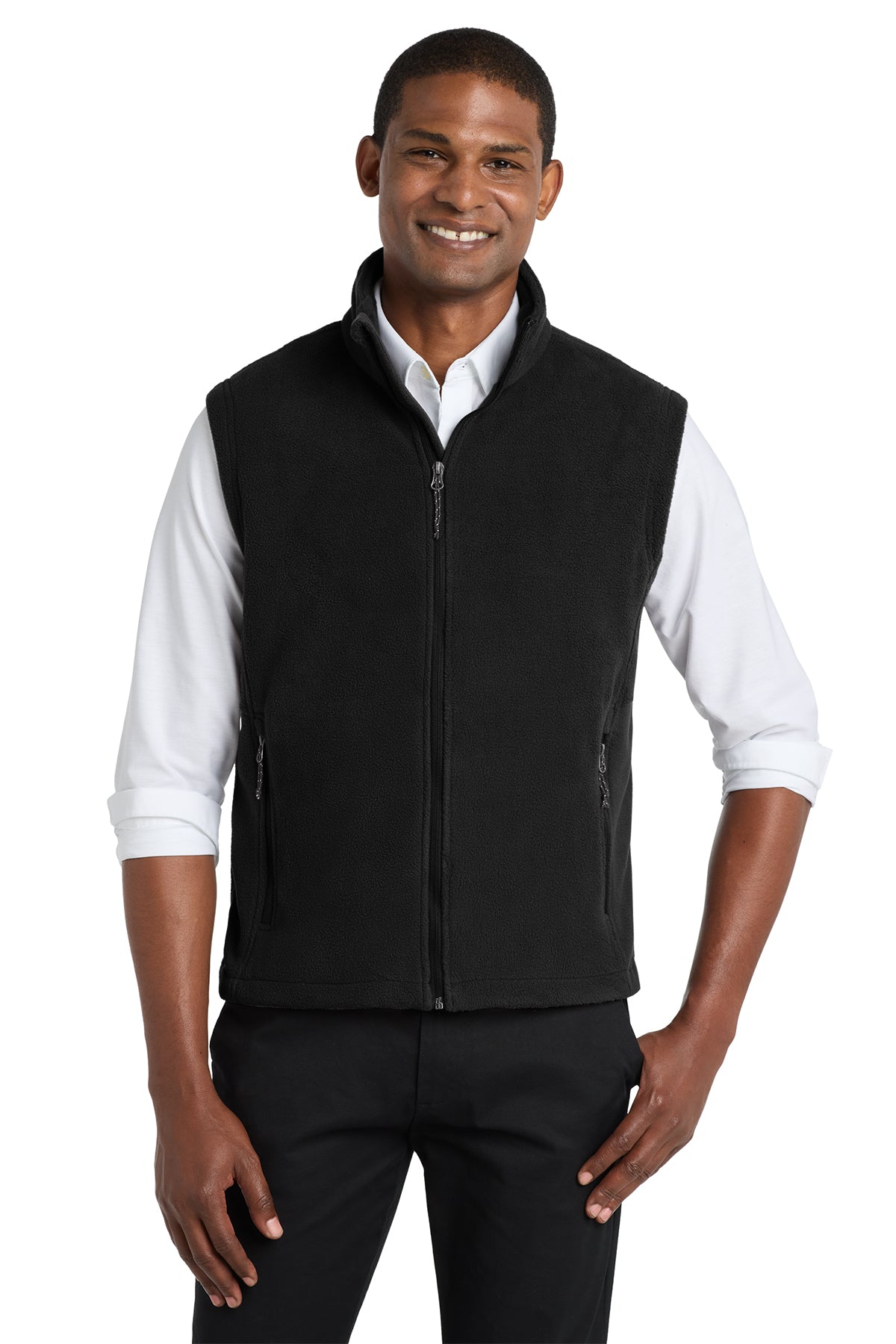 Port Authority F219 Value Fleece Vest in Black