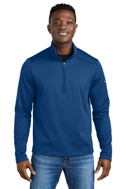 Eddie Bauer Smooth Mid Layer Fleece 1/2-Zip in Cobalt Blue, style EB2360