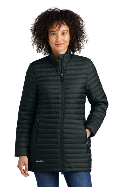 Eddie Bauer Women’s Packable Quilted Full-Zip in Black, style EB515