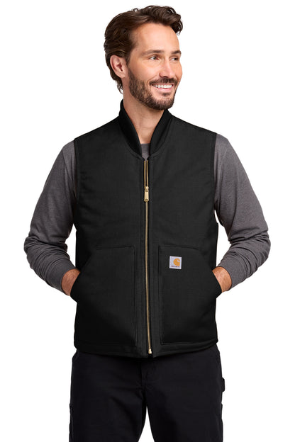 Carhartt® Duck Vest in Black, style CT106676