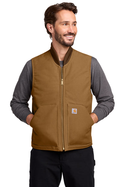 Carhartt® Duck Vest in Carhartt Brown, style CT106676