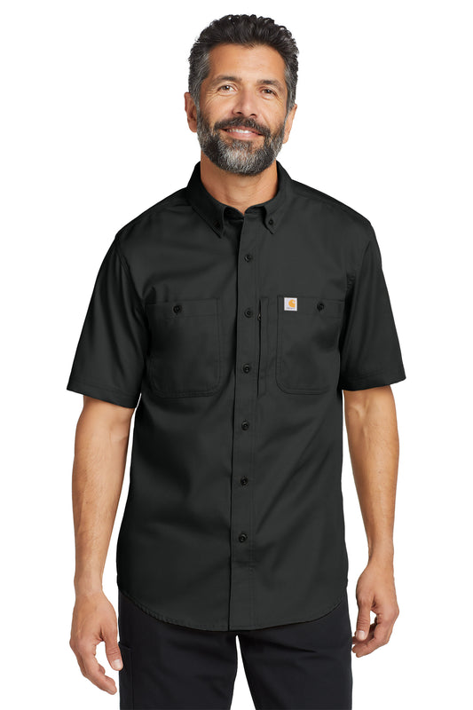 Carhartt® Rugged Professional Series Short Sleeve Shirt in Black, style CT106688