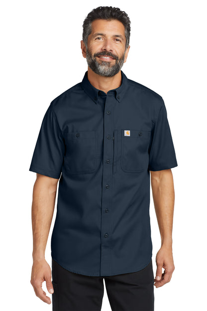 Carhartt® Rugged Professional Series Short Sleeve Shirt in Navy, style CT106688