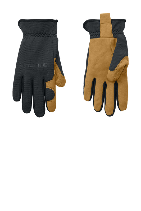 Carhartt® High-Dexterity Open-Cuff Glove in Black Barley, style CTGD0794