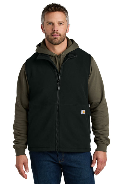 Carhartt® Textured Fleece Vest in Black, style CT106418