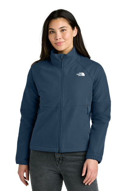 The North Face Women’s Barr Lake Soft Shell Jacket in Shady Blue Dark Heather, style NF0A8C5C