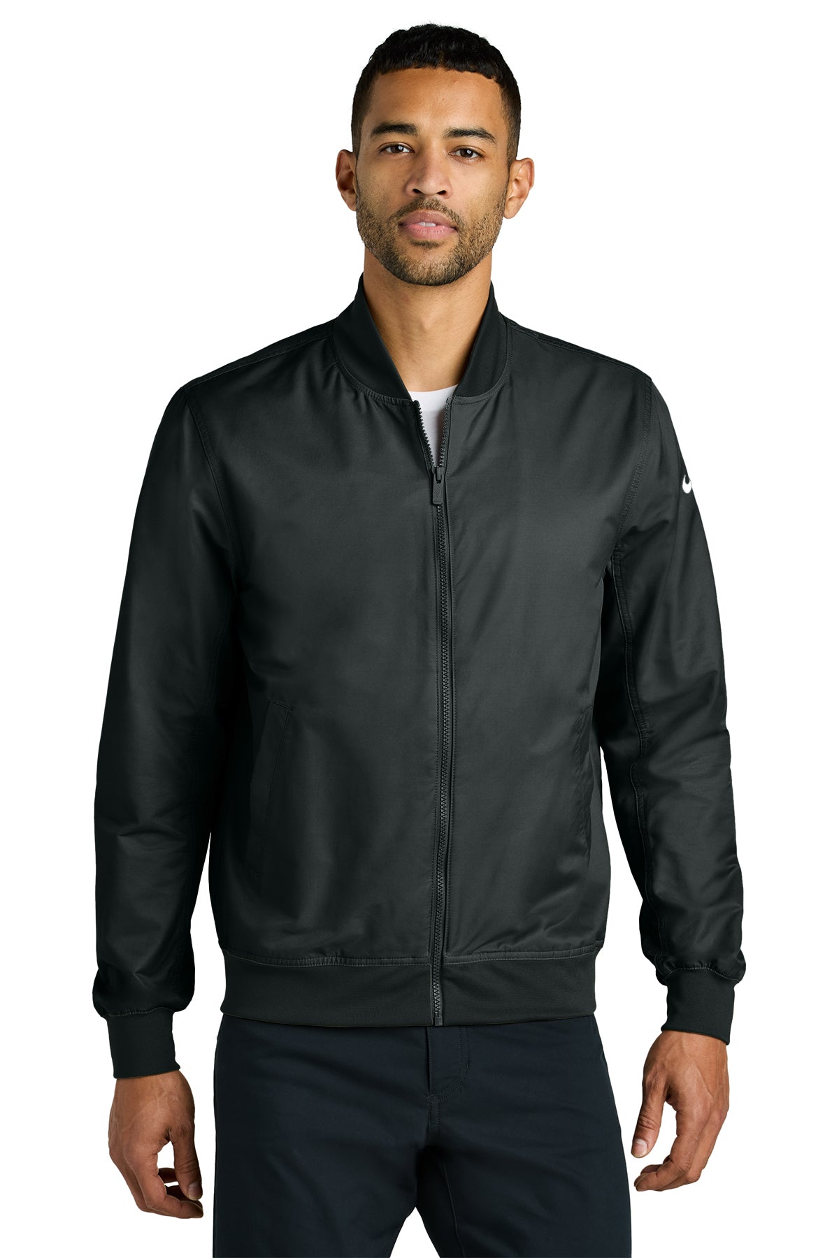Nike Bomber Jacket in Black, style NKFQ4759