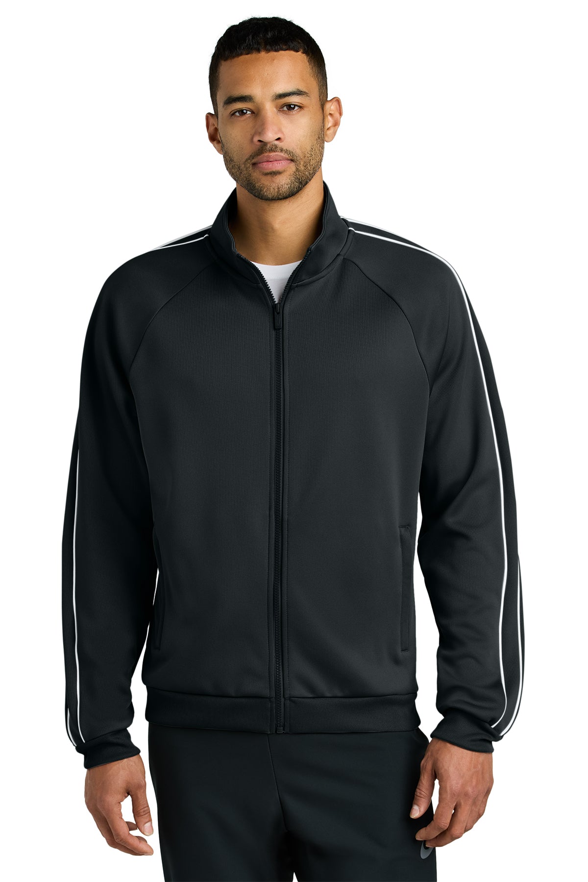 Nike Track Jacket in Black, style NKFQ4758