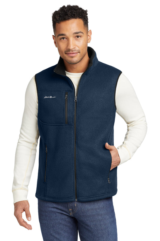 Eddie Bauer EB204 Fleece Vest in River Blue Navy