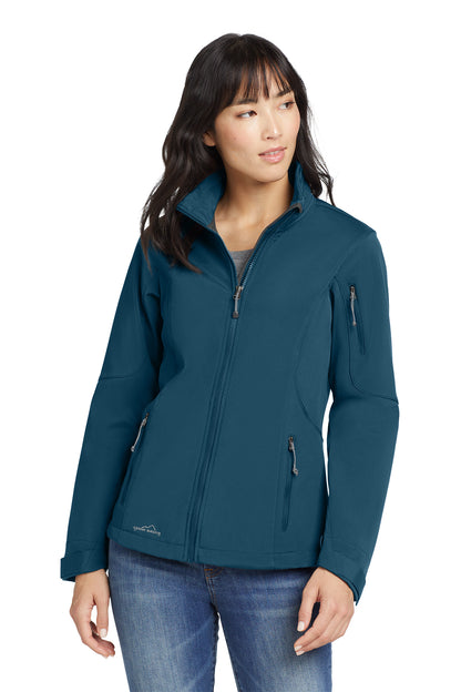 Eddie Bauer Women's Soft Shell Jacket in Dark Adriatic, style EB531