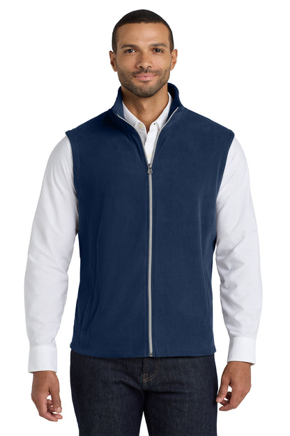 Port Authority F226 Microfleece Vest in True Navy