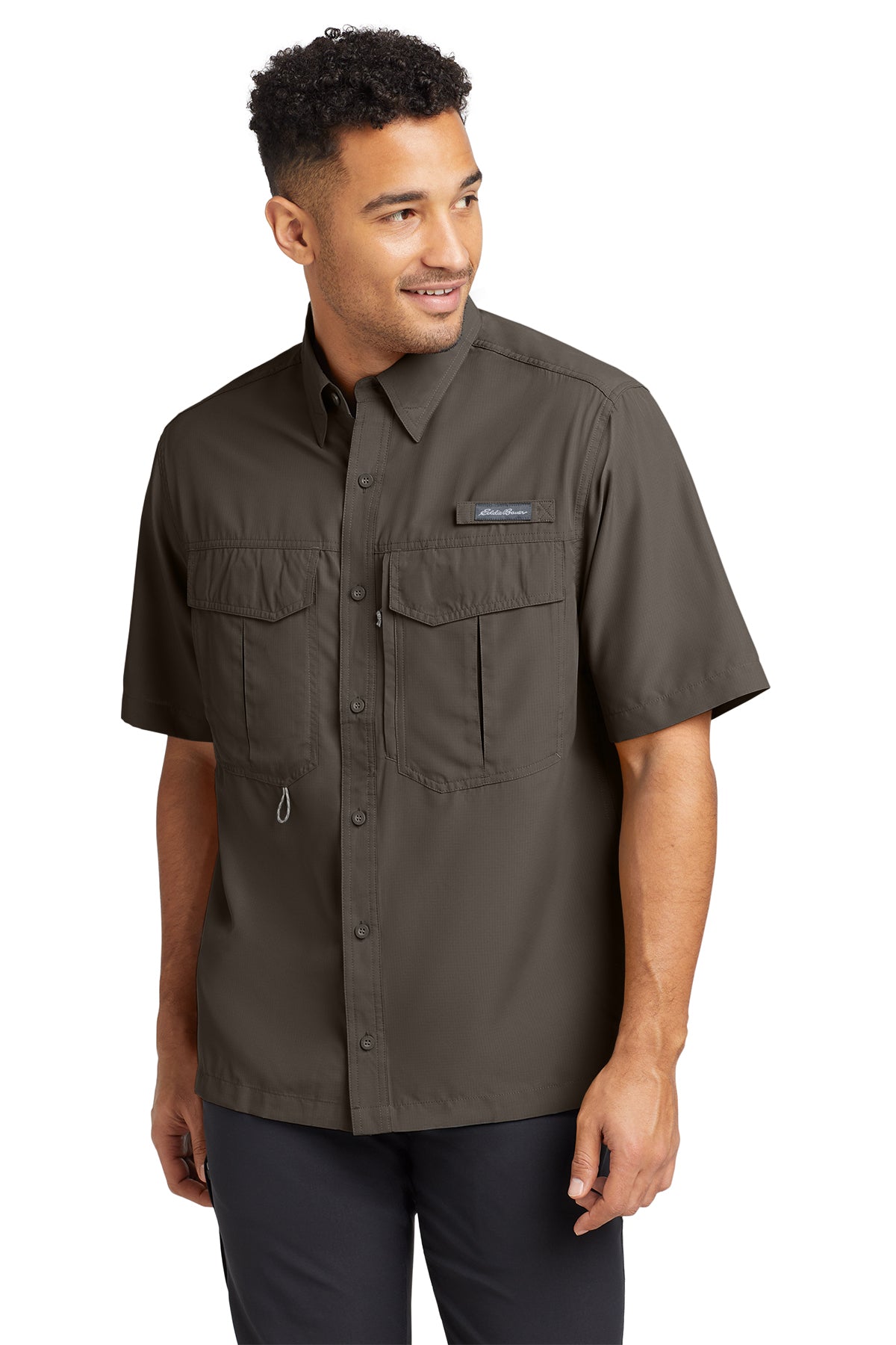 Eddie Bauer Short Sleeve Performance Fishing Shirt in Boulder, style EB602
