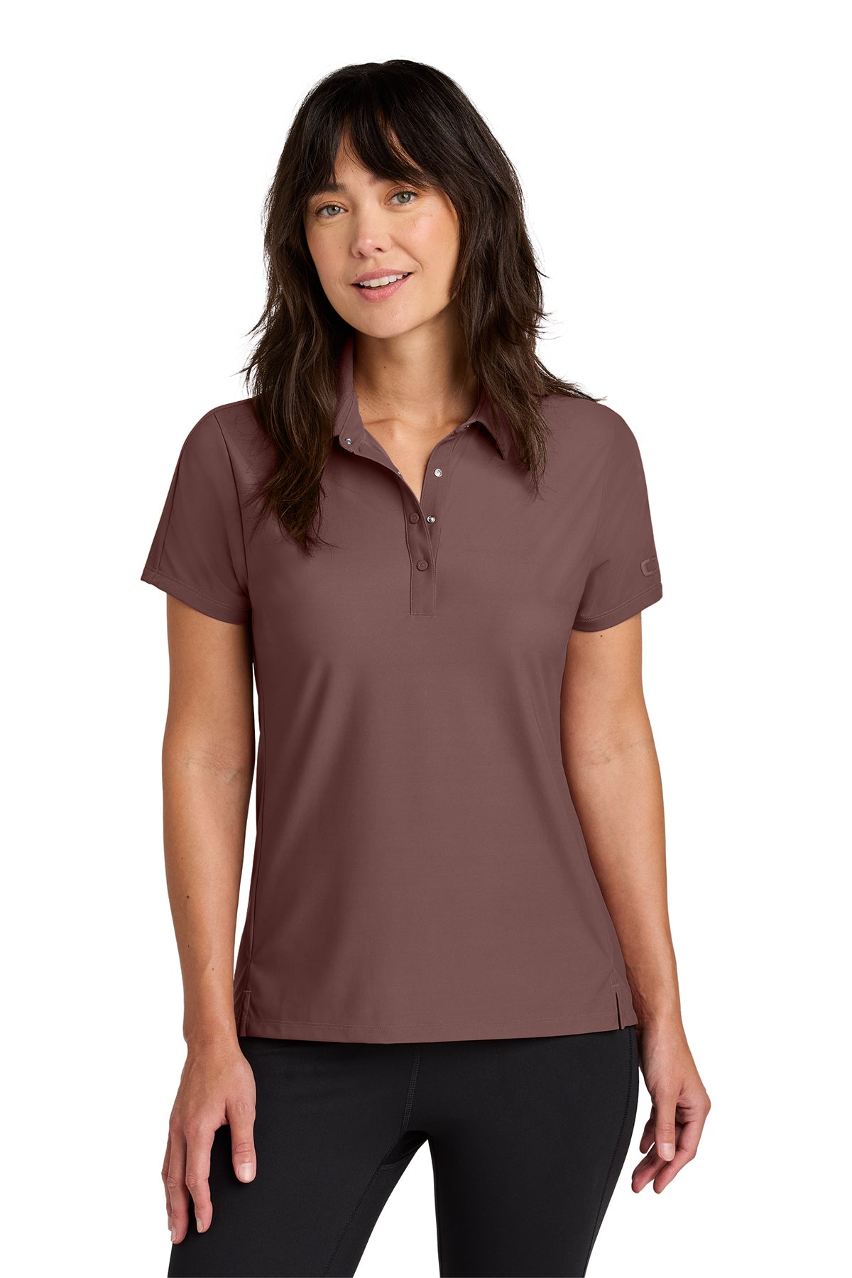 OGIO Women’s Envision Polo in Deep Rose, style LOG154