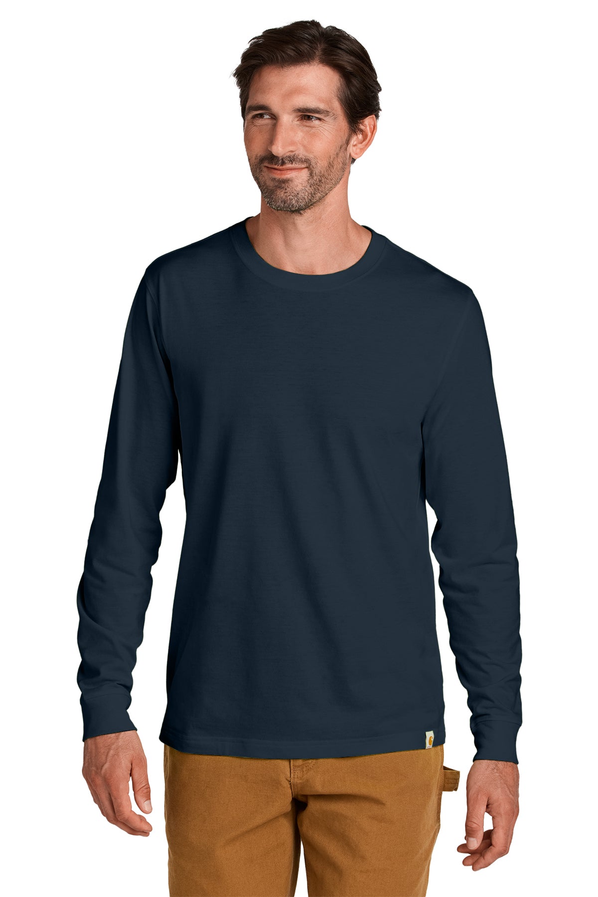 Carhartt® Long Sleeve T-Shirt in Navy, style CT106921