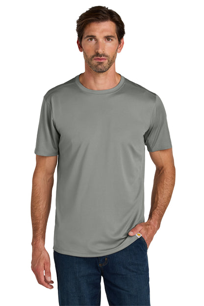 Carhartt® Force Sun Defender Short Sleeve T-Shirt in Asphalt Grey, style CT106868