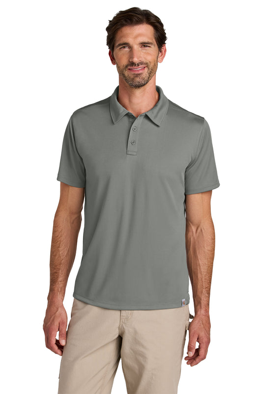 Carhartt® Force Sun Defender Polo in Asphalt Grey, style CT106899