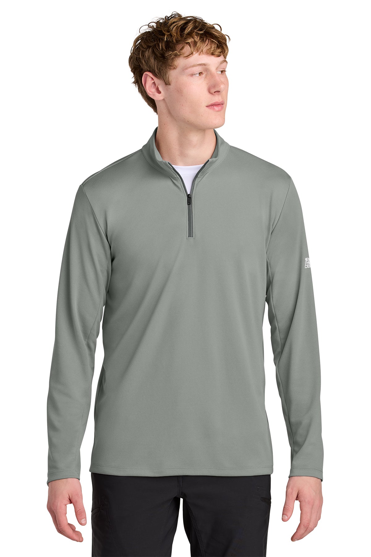 The North Face Ambition 1/4-Zip in Meld Grey Heather, style NF0A8ENR