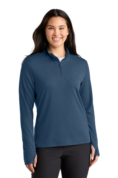 The North Face Women’s Ambition 1/4-Zip in Shady Blue, style NF0A8ENQ