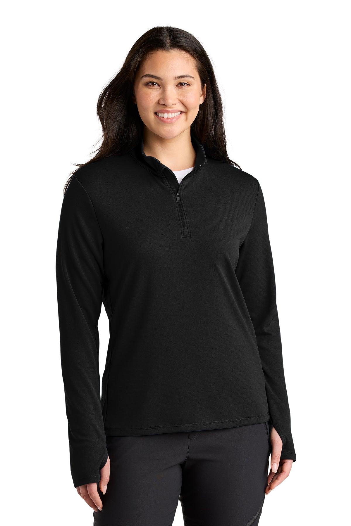 The North Face Women’s Ambition 1/4-Zip in TNF Black, style NF0A8ENQ