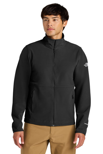 The North Face Edge Stretch Soft Shell Jacket in TNF Black, style NF0A8ENN