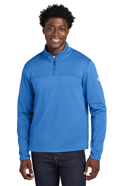 The North Face Aim 1/4-Zip Fleece in Marina Blue, style NF0A8ENJ