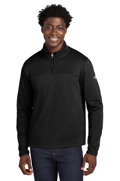 The North Face Aim 1/4-Zip Fleece in TNF Black, style NF0A8ENJ